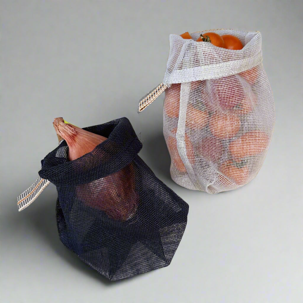 Cotton Gauze Produce Bag - Indigo