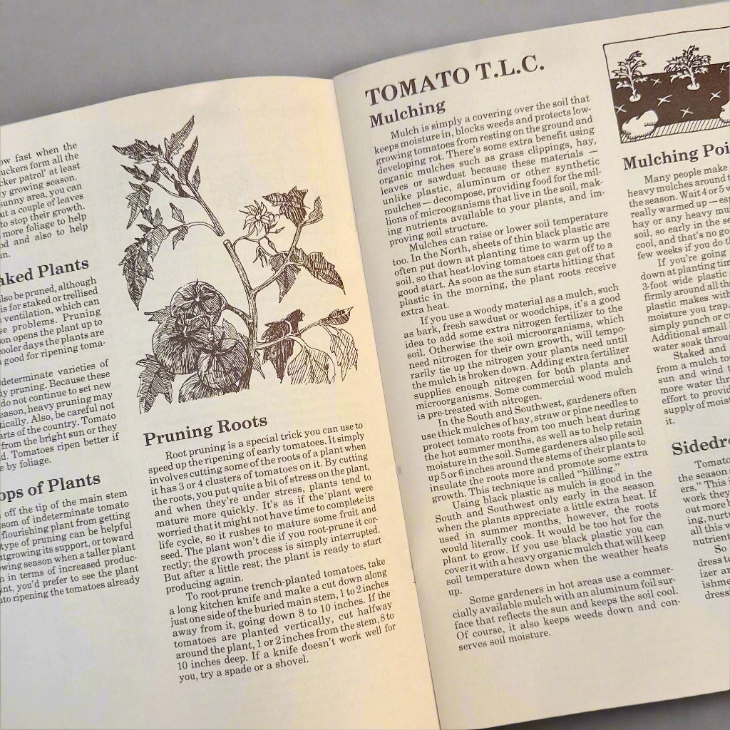 The National Gardening Book of Tomatoes - 1978