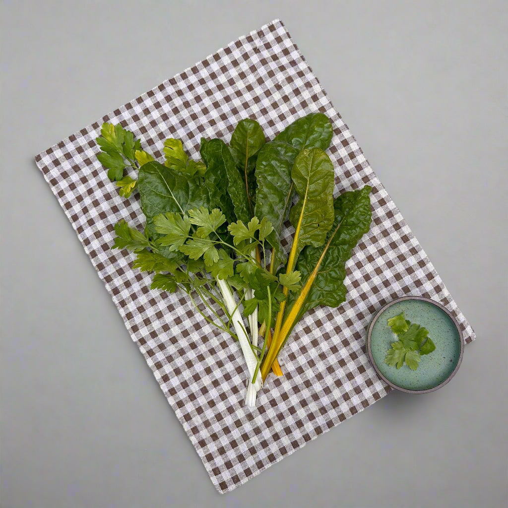 Brown Lattice Garden Textile