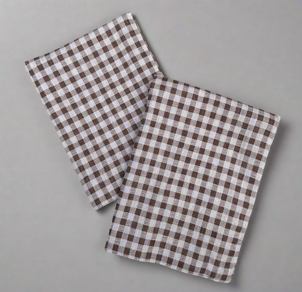 Brown Lattice Garden Textile