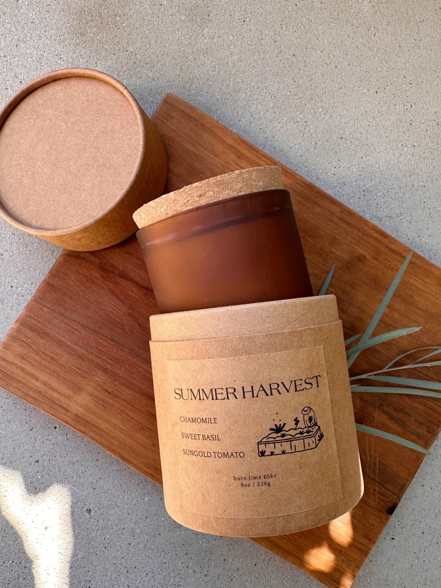 Summer Harvest Garden Candle