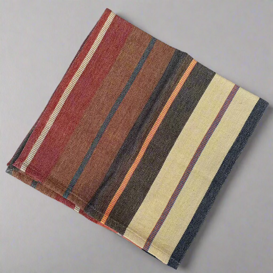 Handwoven Striped Cloth Napkins in Arroyo Stripe