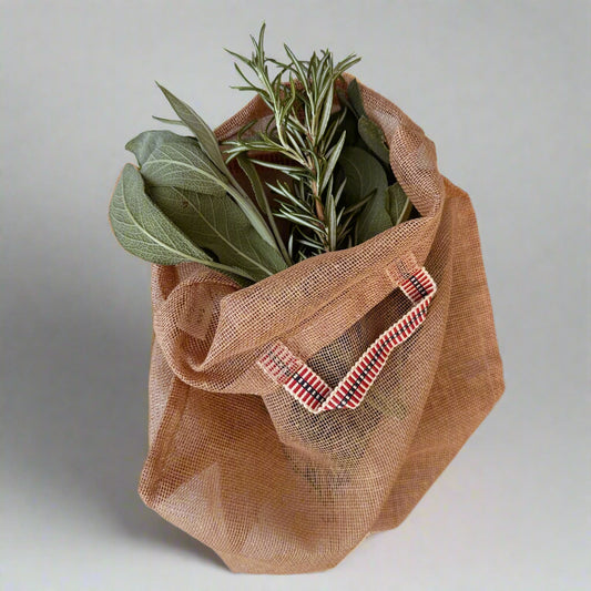 Cotton Gauze Produce Bag - Wheat