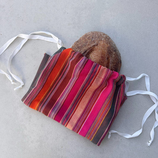 100% Cotton Bread Bag in Desert Sun