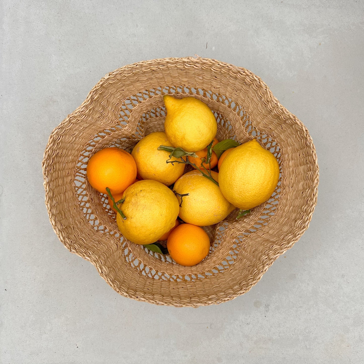 Wavy Lace Produce Basket