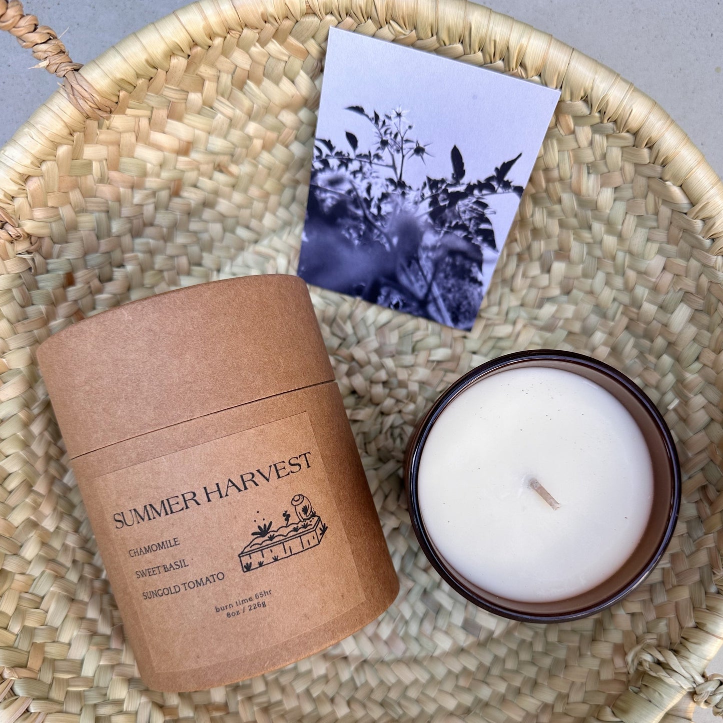 Summer Harvest Garden Candle