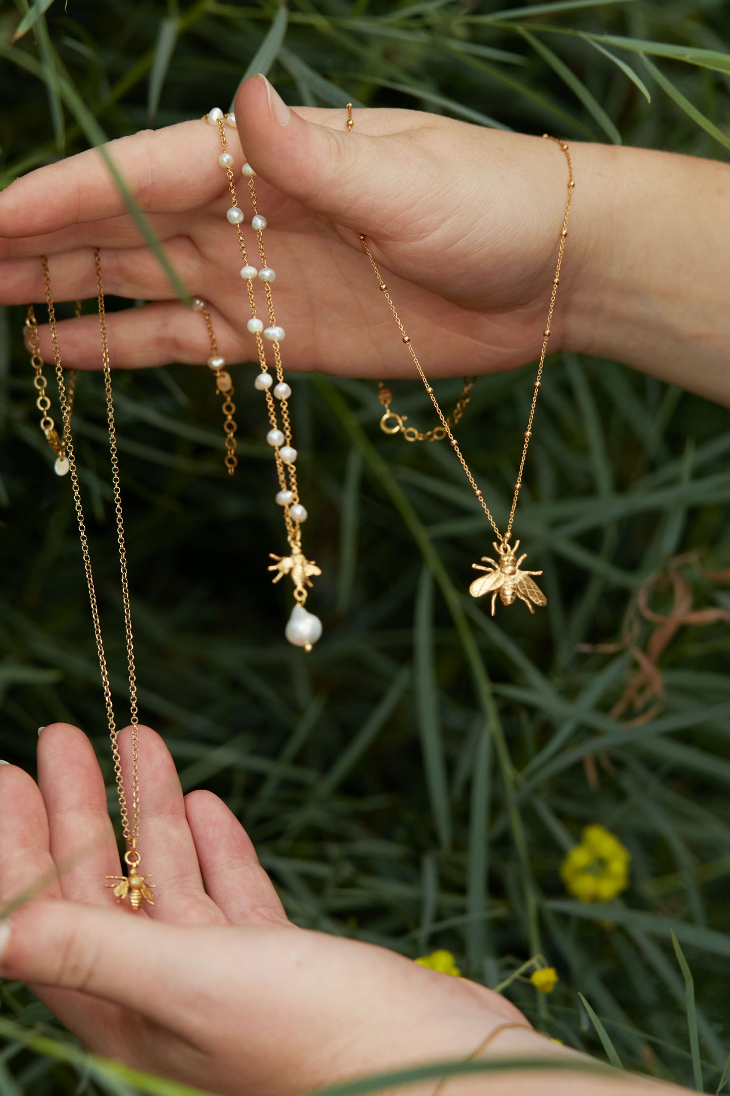 Bee Ball Necklace