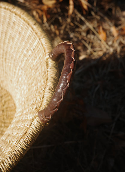 Canyon Basket with Leather Handles