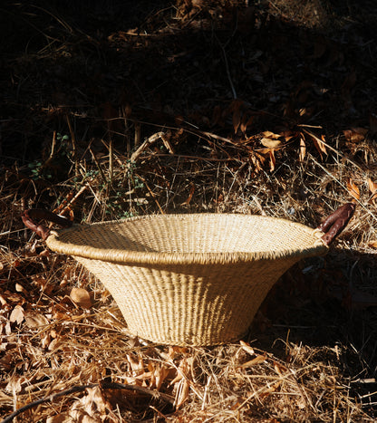 Canyon Basket with Leather Handles