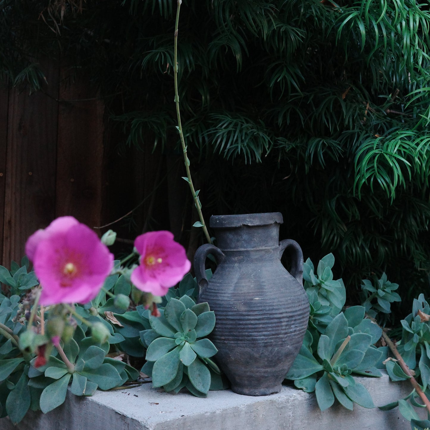 Black Clay Vessel